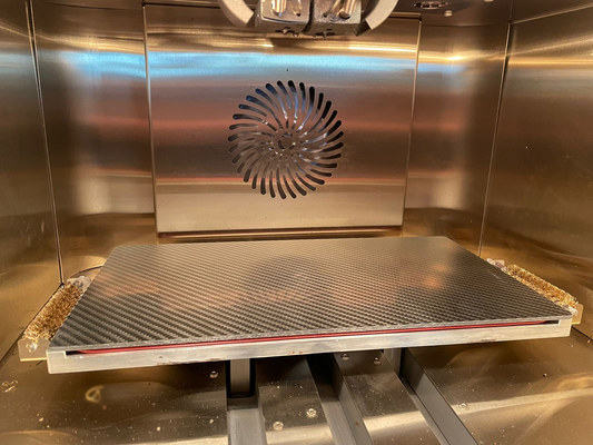 High temperature carbon fiber plate for ultra performance polymers minifactory 3d printer