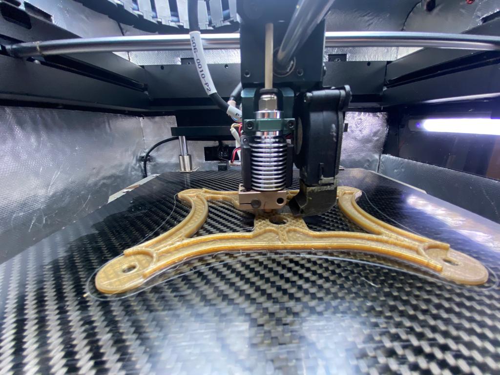 Intamsys funmat HT enhanced high temperature carbon fiber build plate 3D printer
